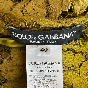 Dolce & Gabbana Corded Lace Top