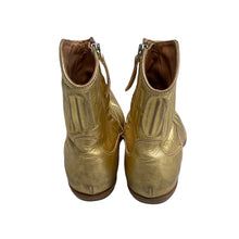 Golden Goose Courtney Gold Leather Boots