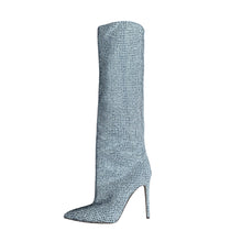 PARIS TEXAS Holly Embellished Knee-High Boots