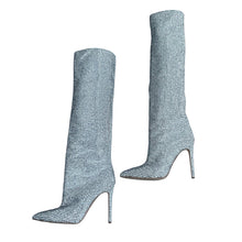 PARIS TEXAS Holly Embellished Knee-High Boots