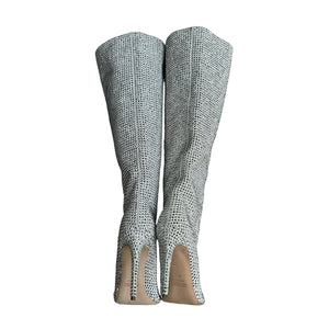 PARIS TEXAS Holly Embellished Knee-High Boots