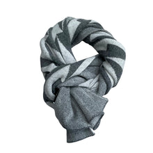 The Fold Montella Scarf Intarsia Wool Cashmere