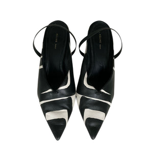 Celine Pointed Toe Slingback Pumps