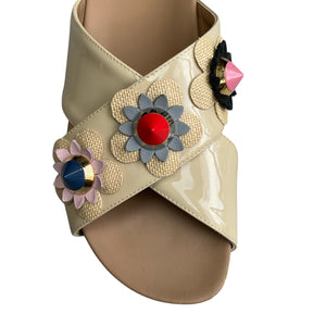 Fendi Flowerland Slides Sandals