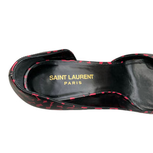 Saint Laurent Small Hearts “Paris” Stilettos