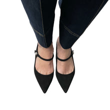 Kate Spade Black Suede Meg Mules