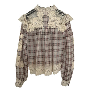 Zimmermann Lace Paneled Blouse