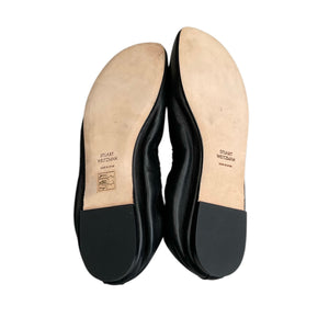 Stuart Weitzman Black Ballet Flats