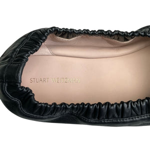 Stuart Weitzman Black Ballet Flats