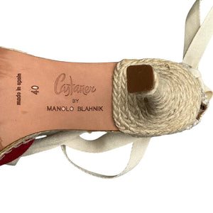 Castaner by Manolo Blahnik Canvas Espadrilles