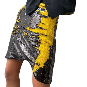 Ganni Sequin Mini Skirt