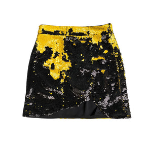 Ganni Sequin Mini Skirt