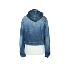 Ganni Cropped Hooded Denim Jacket